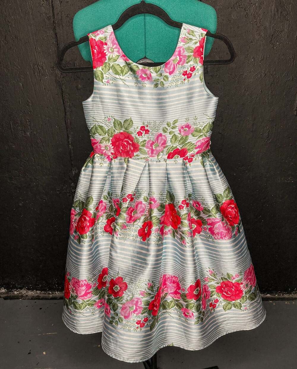 Monsoon Girls Blue Floral A-Line Dress – Stockpoint Apparel Outlet